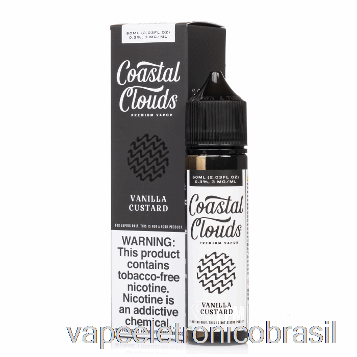 Vape Vaporesso Creme De Baunilha - Nuvens Costeiras Co. - 60ml 3mg